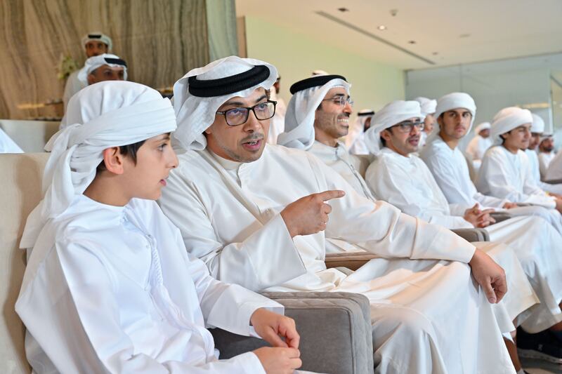 Also in attendance were Sheikh Mohammed bin Mansour and Sheikh Hamdan bin Mansour.