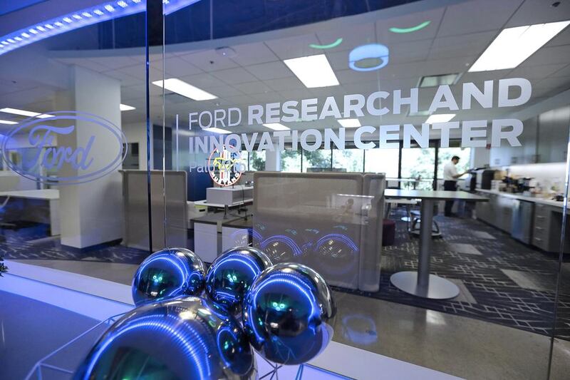 Silicon Valley is dotted with research laboratories. Dewa's new investment firm unveiled at the Californian tech hub aims to target cutting edge start-ups. Eric Risberg / AP Photo