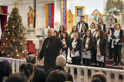 The Archbishop of the Armenian church of Qamishli. December 21, 2019. Thibault Lefébure for The National.