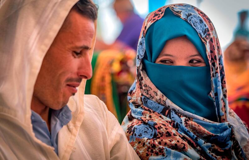 Many young men who have gone further afield for employment return to Imilchil for the festival to find their life partners. Photo: Fadel Senna / AFP