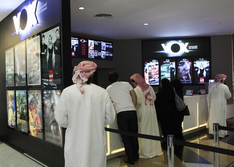 A small fee paid at the box office could help fund UAE filmmaking. Ravindranath K / The National