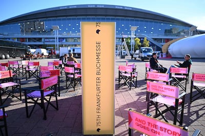 This year's Frankfurt International Book Fair has been marred by controversy and cancellations. AFP