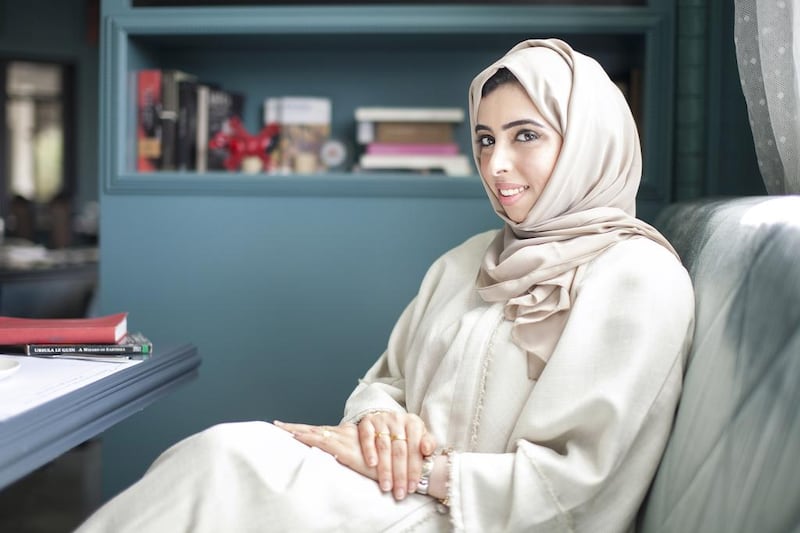 Shahd Thani, who hopes to be a published novelist before she hits 30. Reem Mohammed / The National