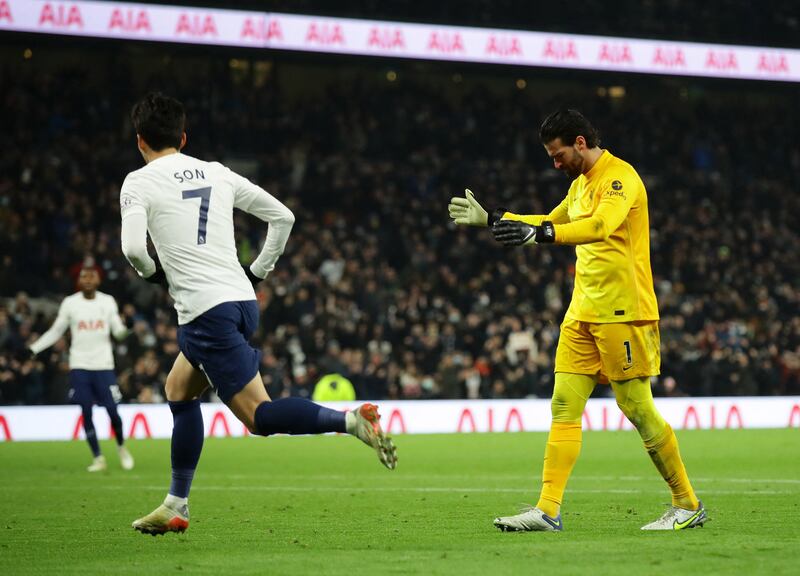 Alisson - 6.11: No dramatic, last-minute headers so far and has made a few costly mistakes - notably against Tottenham - but still among the league's best. Reuters