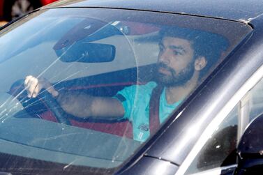 Liverpool's Mohamed Salah at Melwood Training Ground following the outbreak of the coronavirus disease (COVID-19), Liverpool, Britain, May 20, 2020. REUTERS/Phil Noble