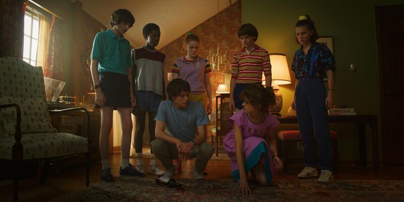 The upside down is all sewn up but there are still weird happenings in 'Stranger Things'.  Courtesy of Netflix
