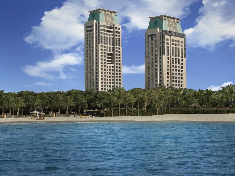 Habtoor Grand Beach Resort & Spa in Dubai. Courtesy Habtoor Grand Beach Resort & Spa