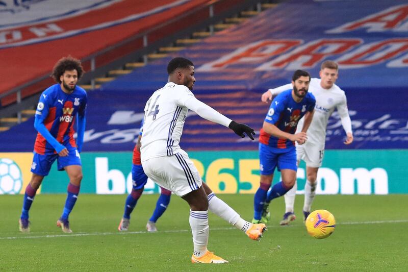 Kelechi Iheanacho – 4:  Lovely flick and turn to leave Tomkins for dead in first couple of minutes. Left embarrassed himself after 19 minutes when stuttered run-up on penalty chance resulted in shot that was far too close to Guaita who saved comfortably. Another chance went begging just before half-hour mark when Praet cross to near post hit his shoulder rather than head, flying wide. Lacks composure in front of goal. AFP