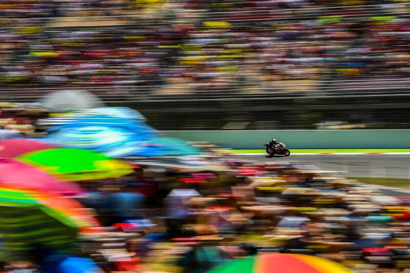 Loi livio rides during the Moto2 of Catalunya in Spain. David Ramos / Getty Images