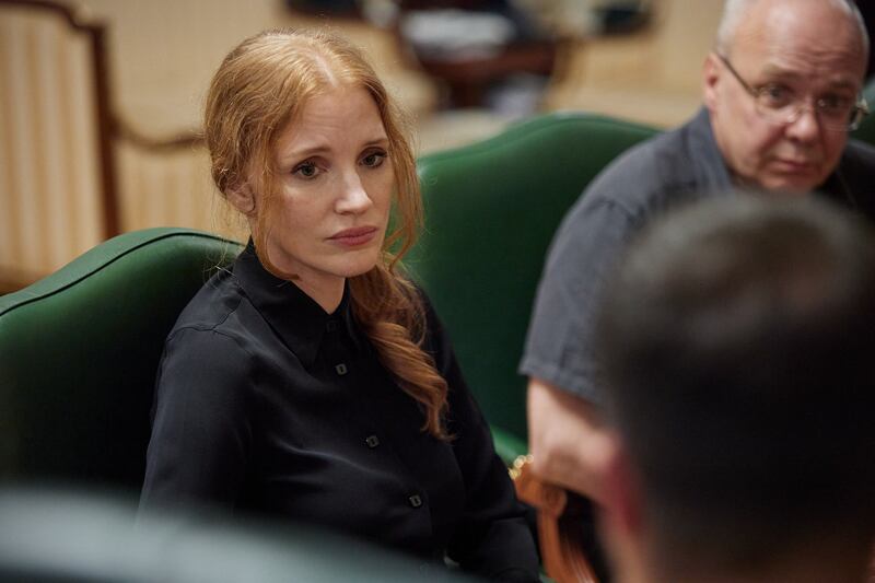 Jessica Chastain is one of about 60 celebrities who signed a letter urging US President Joe Biden to call for a ceasefire in Israel and Gaza. AFP
