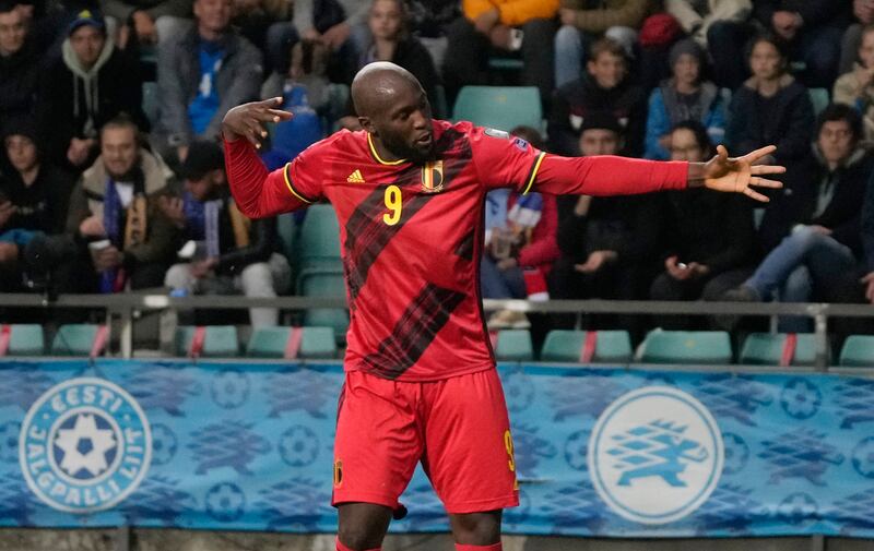 Romelu Lukaku put Estonia to the sword with two goals on his 99th international appearance. Reuters