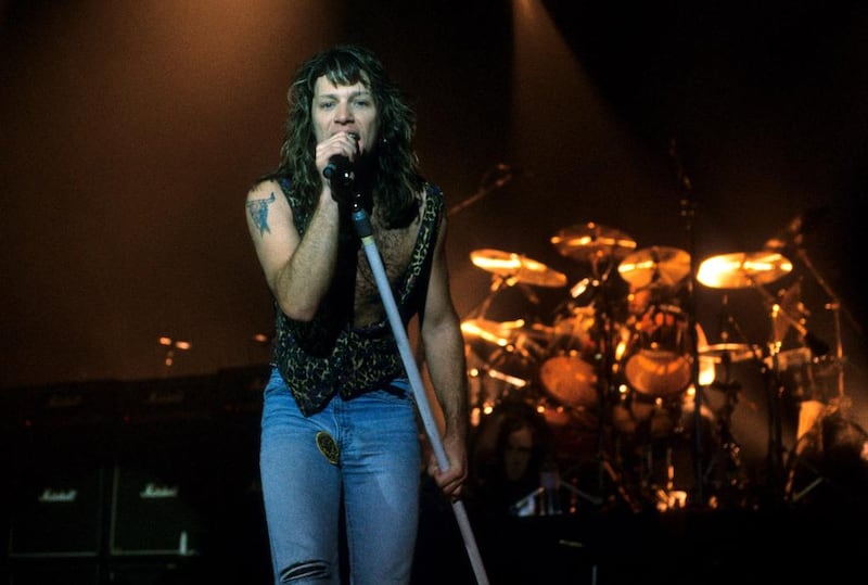 Bon Jovi during Bon Jovi in concert in 1990. Ke.Mazur / WireImage