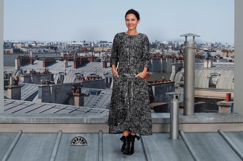 Virginie Ledoyen attends the Chanel show during Paris Fashion Week on October 1, 2019. Reuters