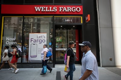 Wells Fargo revenue increased 20.4 per cent on an annual basis to more than $20.5 billion in the last quarter. Bloomberg