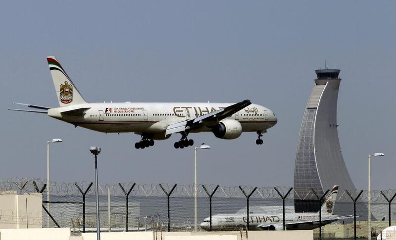 Etihad Airways was included in the list again. Kamran Jebreili / AP Photo