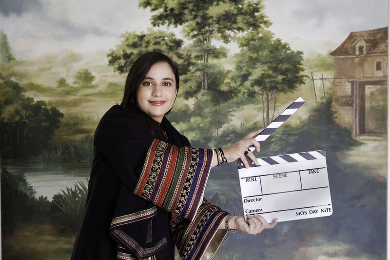 Hana Kazim is determined to work as a filmmaker in both the United States and the UAE. Jaime Puebla / The National