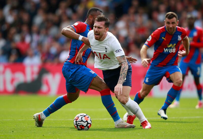 Pierre-Emile Hojbjerg - 5: Should have done better when the ball fell to him on the edge of the box after Gallagher’s mistake, but made a good block to stop Zaha shot. Reuters