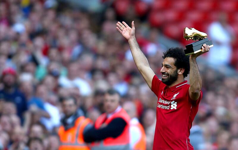 Striker: Mohamed Salah (Liverpool) – Broke the Premier League record for most goals in a season in a campaign of remarkable consistency and potency. A sensation. Dave Thompson / AP Photo