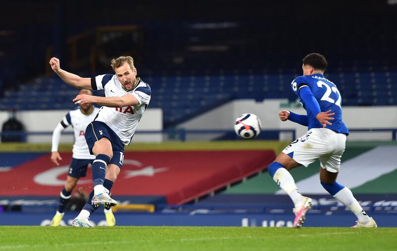 Centre forward: Harry Kane (Tottenham) – It was not enough to keep Jose Mourinho in a job but Kane’s clinical brace earned Tottenham a draw at Everton on Friday night. Reuters
