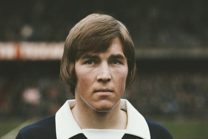 DERBY, UNITED KINGDOM - FEBRUARY 16:  Kenny Dalglish of Scotland pictured before an Under-23 International against England at the Baseball Ground on 16th February 1972, in Derby, England.  (Photo by Don Morley/Allsport/Getty Images)