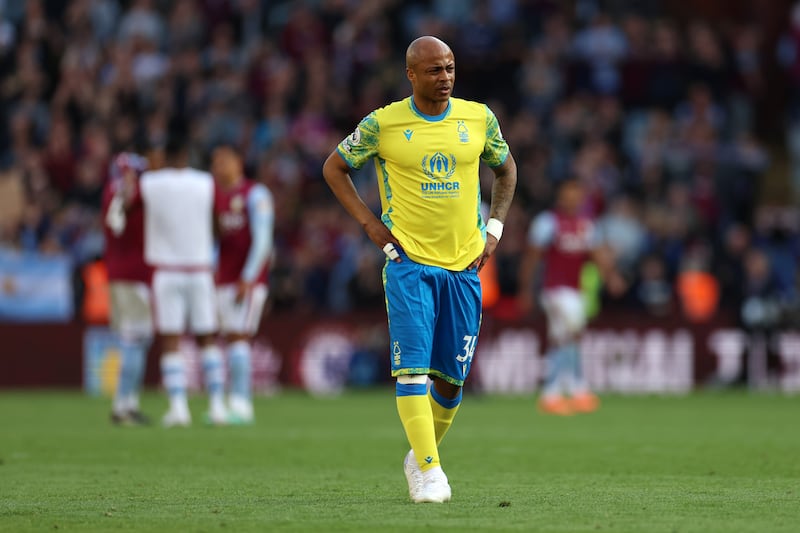 Andre Ayew (Awoniyi, 87') - N/A .Struggled to get into the game. Getty Images
