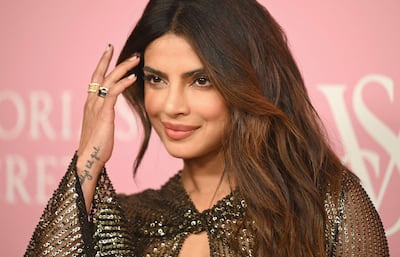 Priyanka Chopra's longer layers are a popular and universal trend for spring/summer 2024. AFP