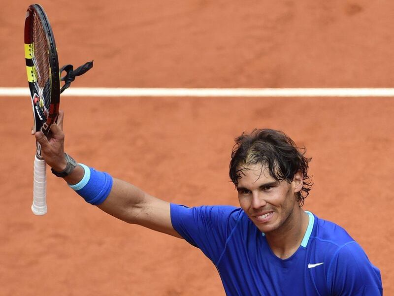 Rafael Nadal topped Juan Monaco in the second round of the Madrid Masters on Wednesday. Pierre-Philippe Marcou / AFP / May 7, 2014 
