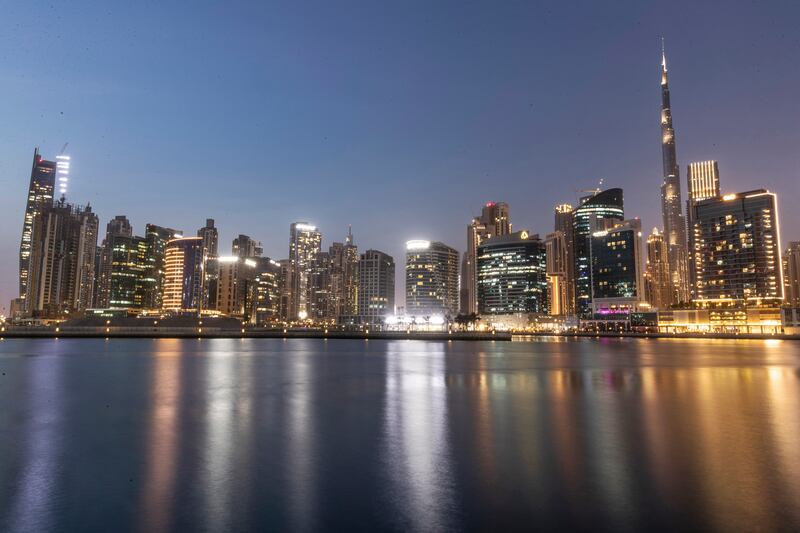 Office rents in some areas of Dubai have been rebounding to pre-pandemic levels. Antonie Robertson / The National