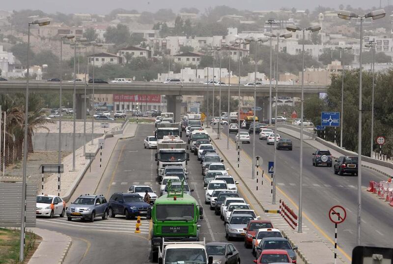 Last year, the Omani authorities recorded 73 cases of hit-and-run accidents, an increase from 61 in 2015. Stephen Lock / The National.