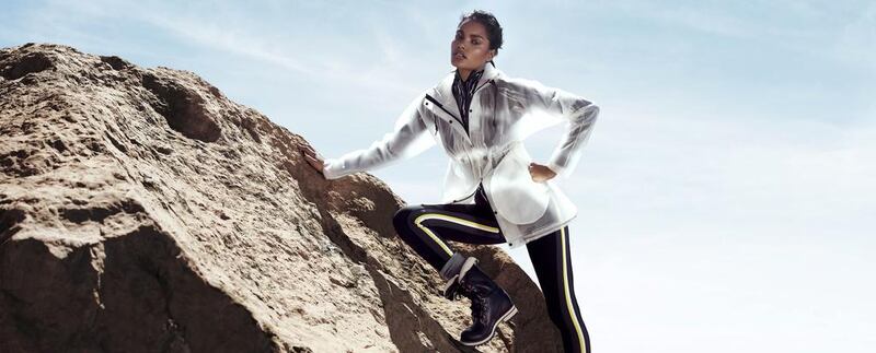 A handout photo of NET-A-SPORTER 's campaign image showing Adidas by Stella McCartney (Courtesy: Net-a-Porter)