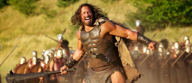 Dwayne Johnson in the title role in a scene from the motion picture Hercules. Kerry Brown, Paramount Pictures