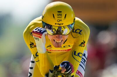 Slovenia's Tadej Pogacar, winner of the Tour de France. 