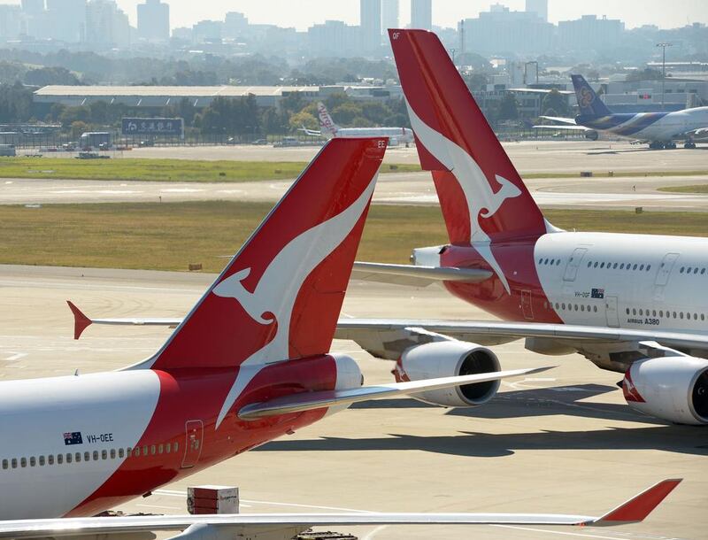 Qantas has been battling record fuel costs and fierce competition from subsidised rivals. Greg Wood / AFP