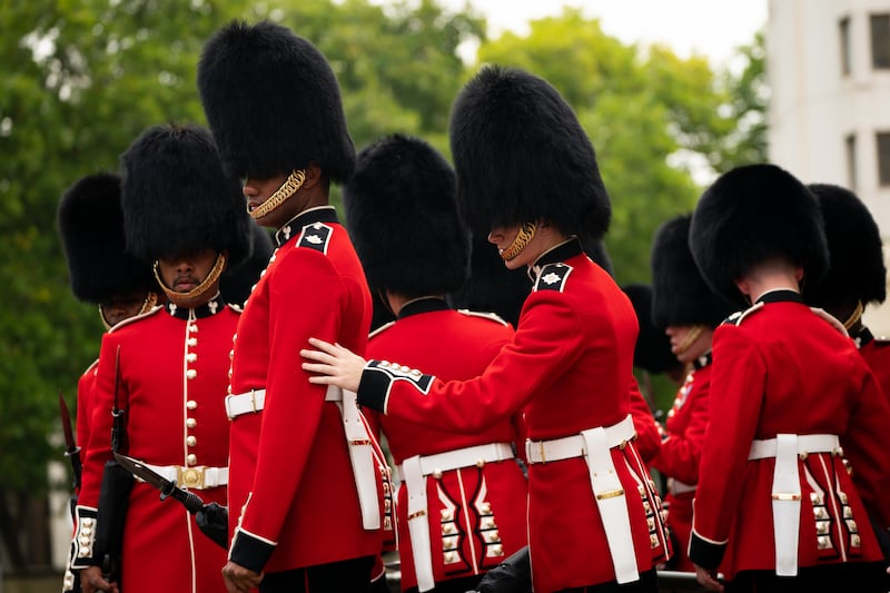 The second battalion of the Irish Guards has been has been reactivated after a 75-year absence from the British Army. PA.