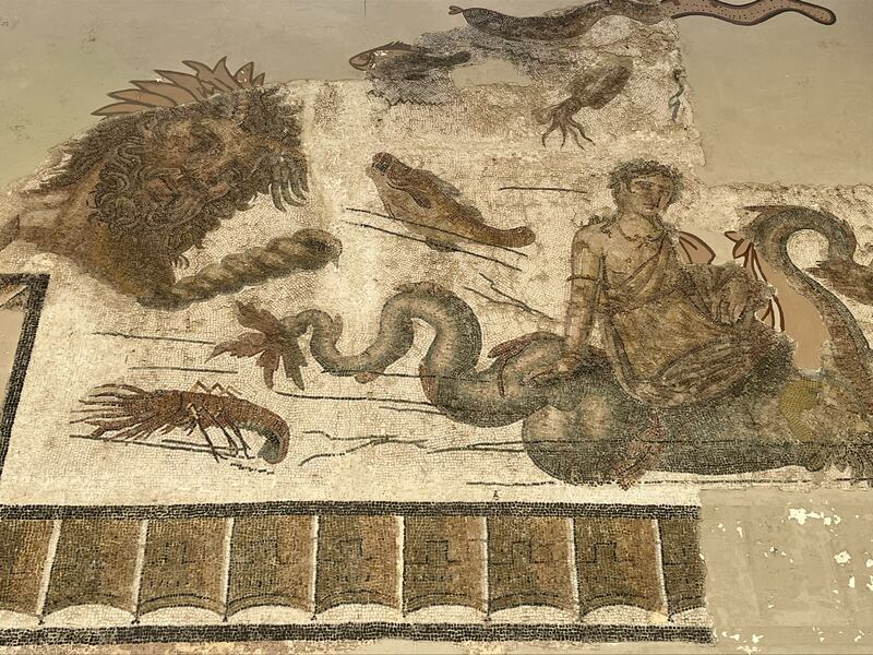 The mosaics are the highlights of the exhibits at the museum.