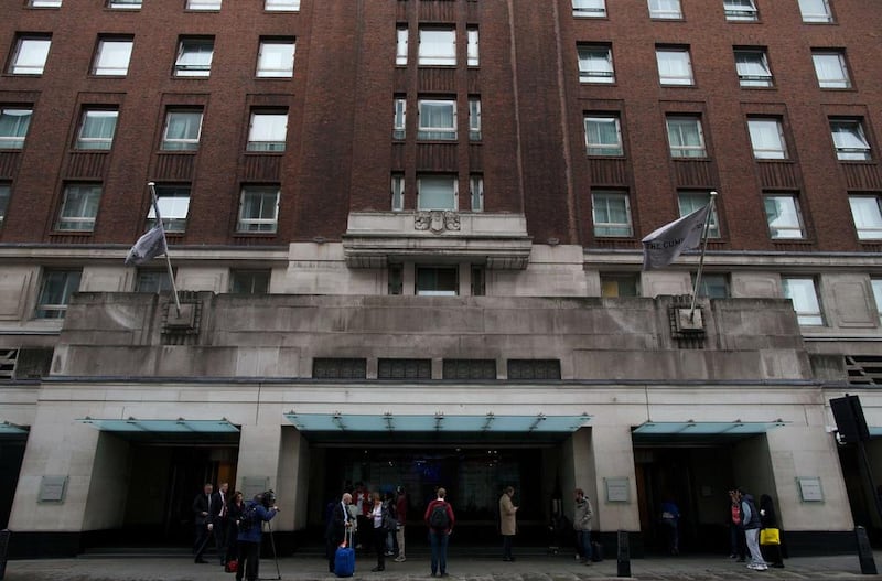The Cumberland Hotel in central London. AFP