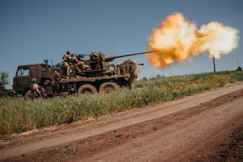 This week marks 100 days of the Ukrainian counteroffensive, which began in the early hours of Sunday, June 4. Getty Images