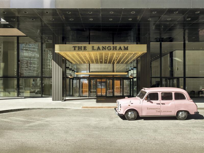 Entrance at The Langham, Chicago. Courtesy The Langham, Chicago