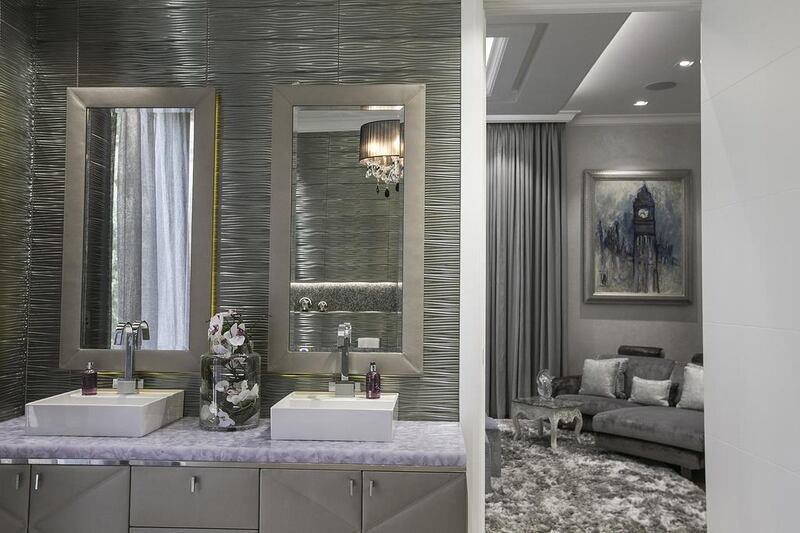 The guest bedroom bathroom. Mona Al Marzooqi / The National