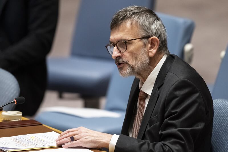 Volker Perthes, UN envoy to Sudan, has been accused of bias by the African country's military ruler. EPA