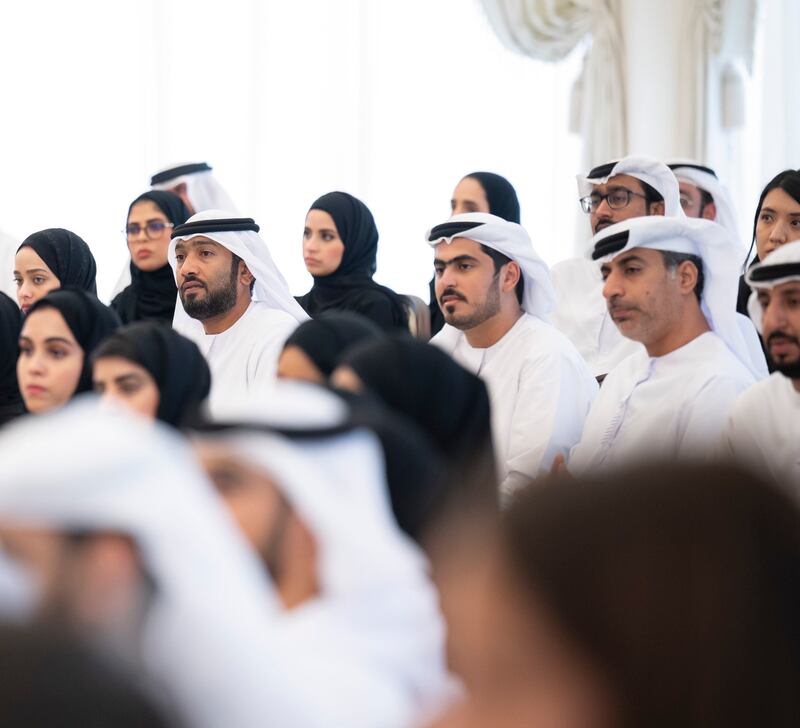 Sheikh Mohamed said the UAE's youths inspire the nation more each day through their achievements in all fields.