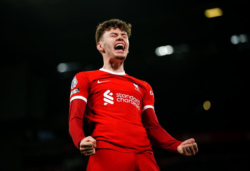 Another rising star who won deserved plaudits when stepping into action in the absence of the injured Trent Alexander-Arnold. Can Arne Slot find a place for both attack-minded right-backs in his team? PA
