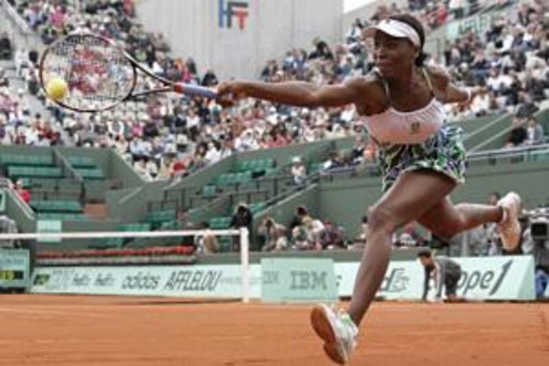 Venus Williams was made to fight against Lucie Safarova at Roland Garros today.