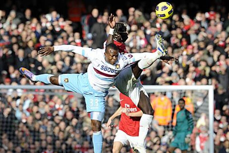 Victor Obinna, left, has made an impressive start to his West Ham United career.