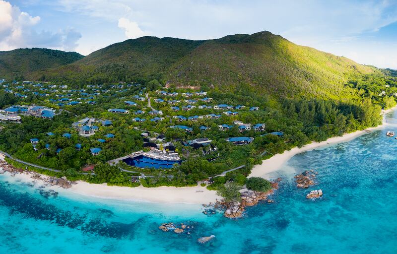 2. Indulge in tropical luxury in the Seychelles with a villa stay at Raffles Seychelles. Photo: Raffles Hotels & Resorts