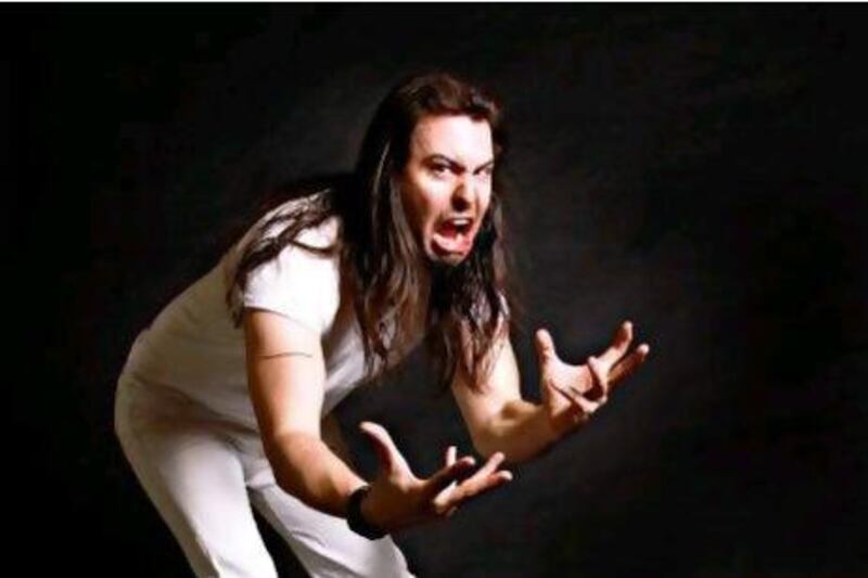 The rock singer Andrew WK. Courtesy Ashley Eberbach