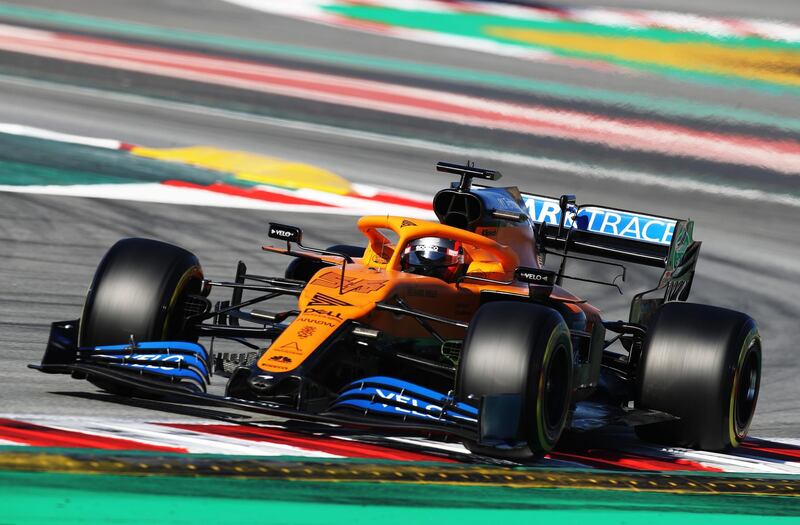 McLaren Group Annouces Job Losses - BARCELONA, SPAIN - FEBRUARY 28: Carlos Sainz of Spain driving the (55) McLaren F1 Team MCL35 Renault on track during Day Three of F1 Winter Testing at Circuit de Barcelona-Catalunya on February 28, 2020 in Barcelona, Spain. (Photo by Mark Thompson/Getty Images)