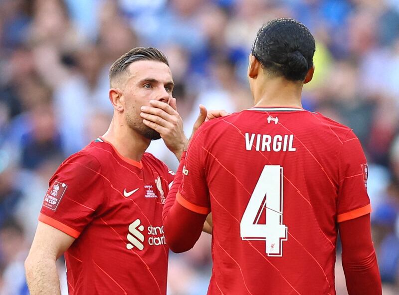 Jordan Henderson - 7. The captain sat deep to replace Fabinho and ensured Liverpool were on top for most of the first half. He did the hard work in midfield and still found time to get forward. Reuters