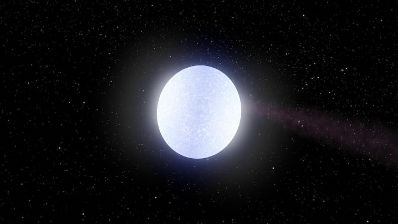 KELT-9b was discovered in 2017 and has a mass nearly three times bigger than Jupiter, but is only half as dense as the planet. It has a dayside temperature of more than 4,315°C and orbits a star (pictured) that is almost twice as large and hot as the Sun, which blasts the planet with high levels of ultraviolet radiation.