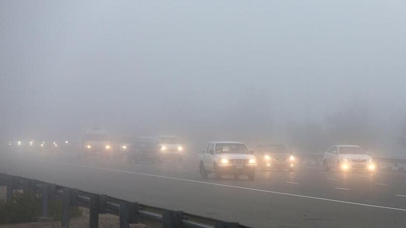 Foggy weather can make for hazardous driving conditions. The National